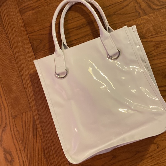 Neiman Marcus Shiny Vinyl Tote - Picture 5 of 6